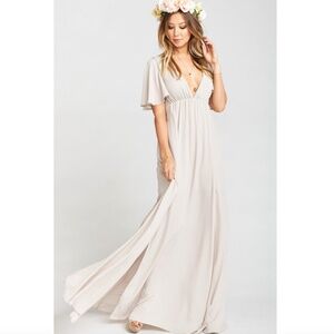 Show Me Your Mumu Faye Flutter Maxi Dress